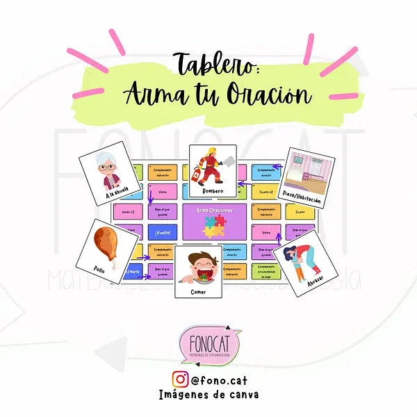 Tablero: Arma tu Oración