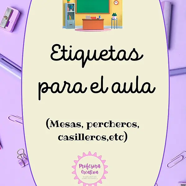 ETIQUETAS PARA CASILLEROS Y MESAA