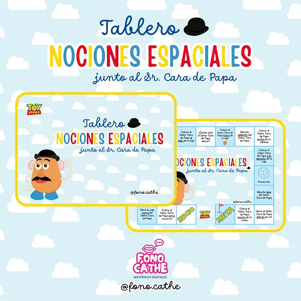 TABLERO NOCIONES ESPACIALES