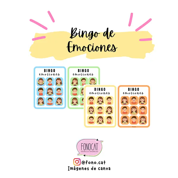 Bingo de Emociones