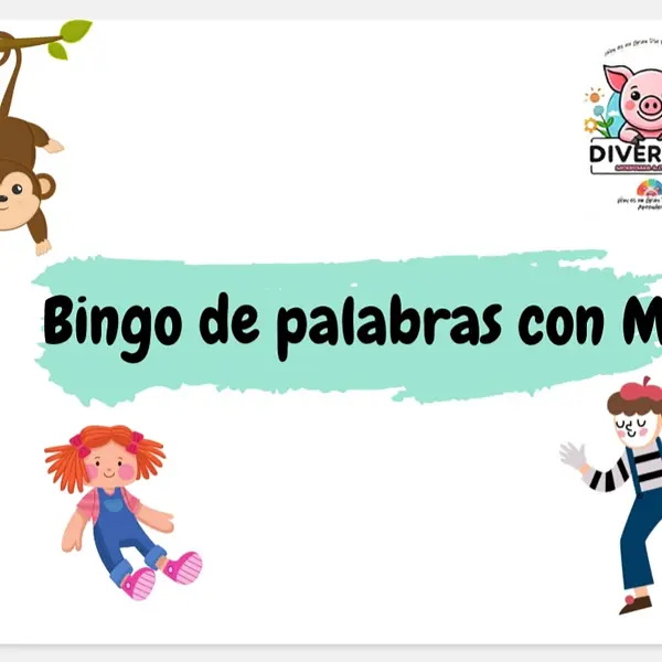 Bingo de Palabras con M