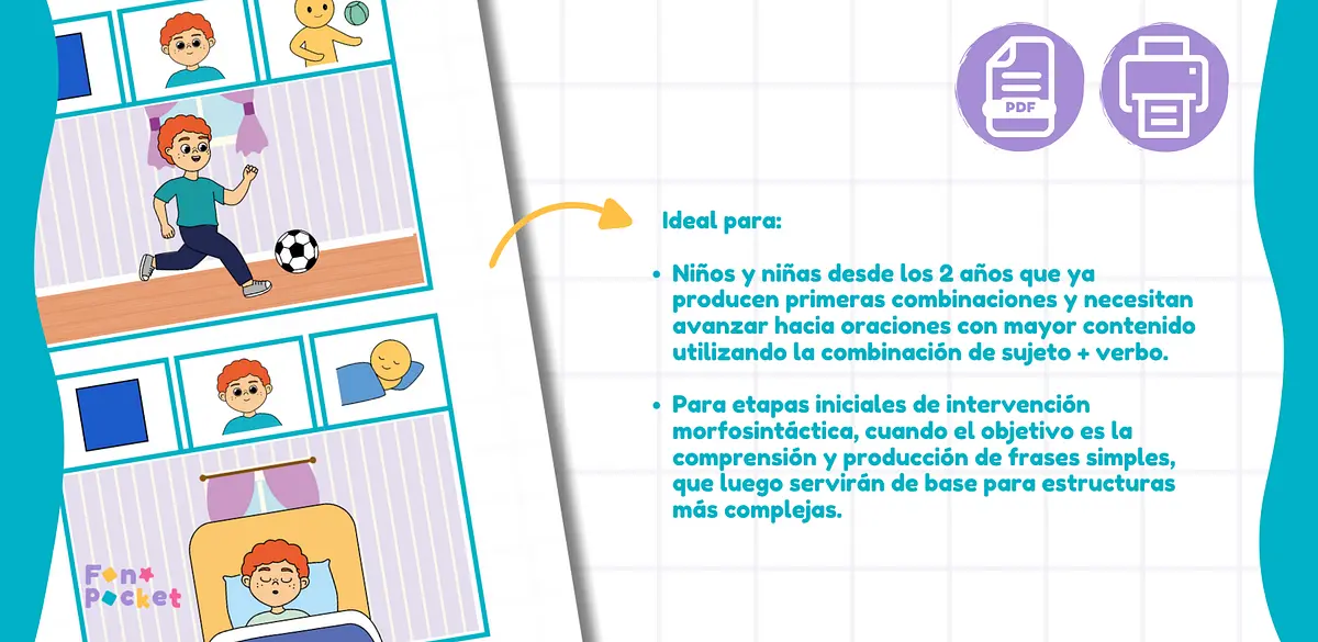 láminas para trabajar oraciones simples sujeto verbo fonopocket morfosintaxis (2).png