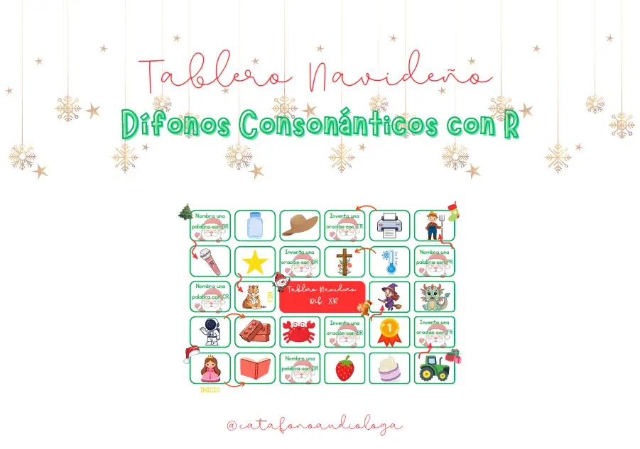 Tablero + Botitas Dífonos Consonánticos R