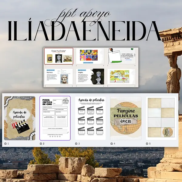 PPT apoyo clase La Ilíada- La Eneida