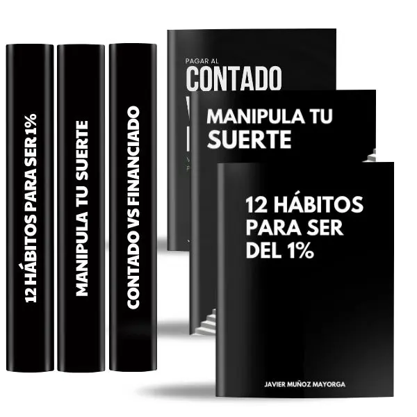 PACK 3 E-Books Desarrollo Personal | 12 Hábitos para ser del 1% | Manipula Tu Suerte