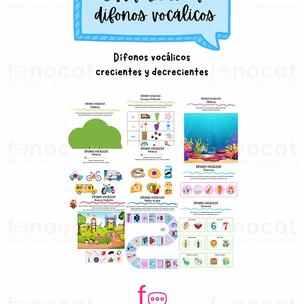 Cuadernillo de Dífonos Vocálicos