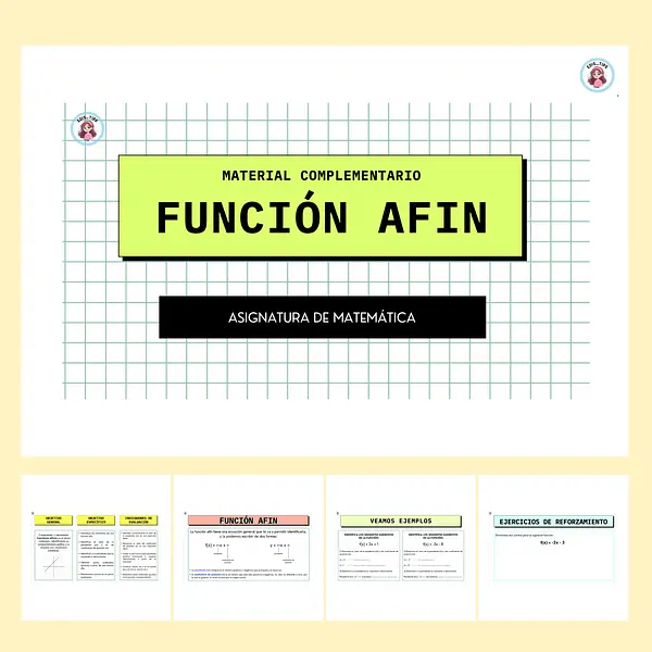 FUNCIÓN AFÍN