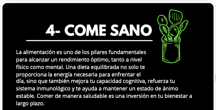 Comer sano.