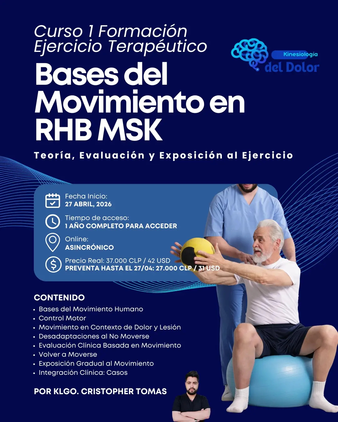 Curso 1 Bases del Movimiento Humano. Teoría, Evaluación y Exposición al Ejercicio