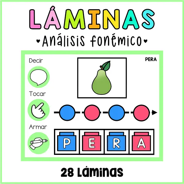 LÁMINAS ANÁLISIS FONÉMICO