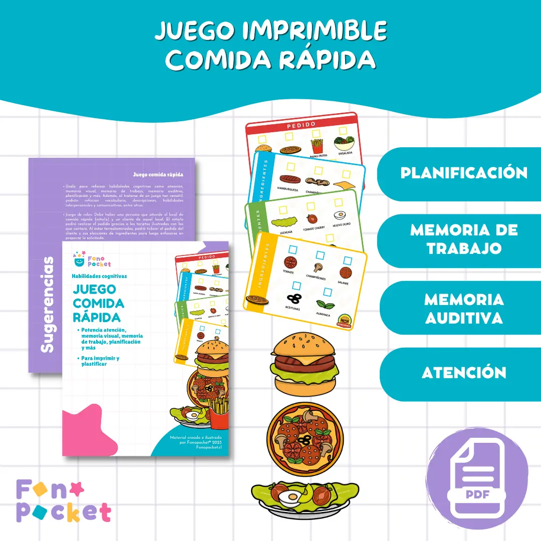 Juego de rol de comida rápida