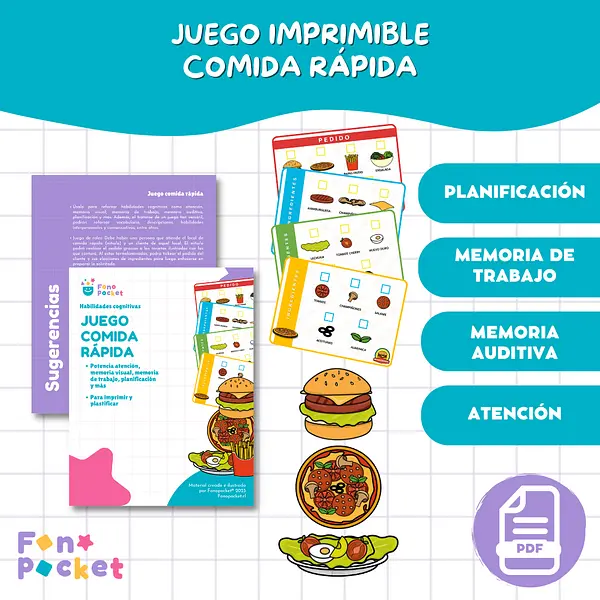 Juego de rol de comida rápida