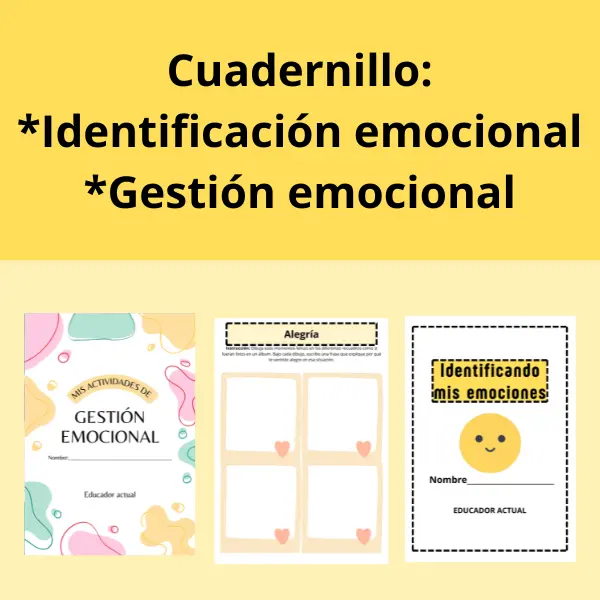 Super pack: 2 Cuadernillos de identificación y gestión emocional