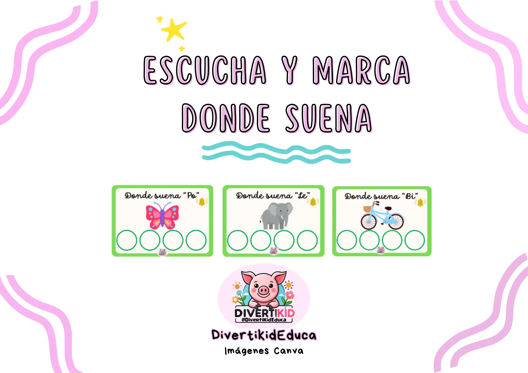Dónde suena, Conciencia silábica