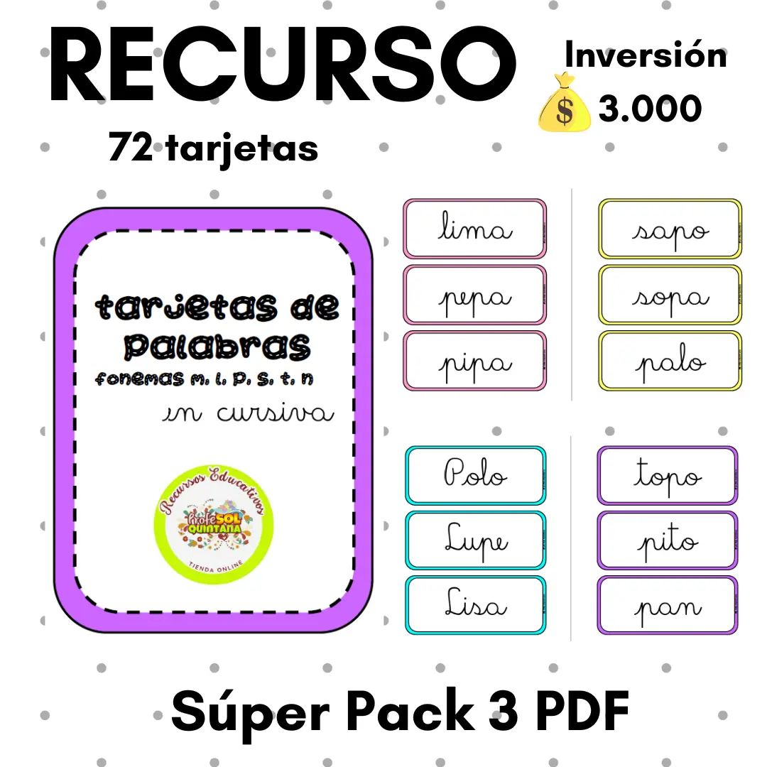 SÚPER PACK CURSIVA