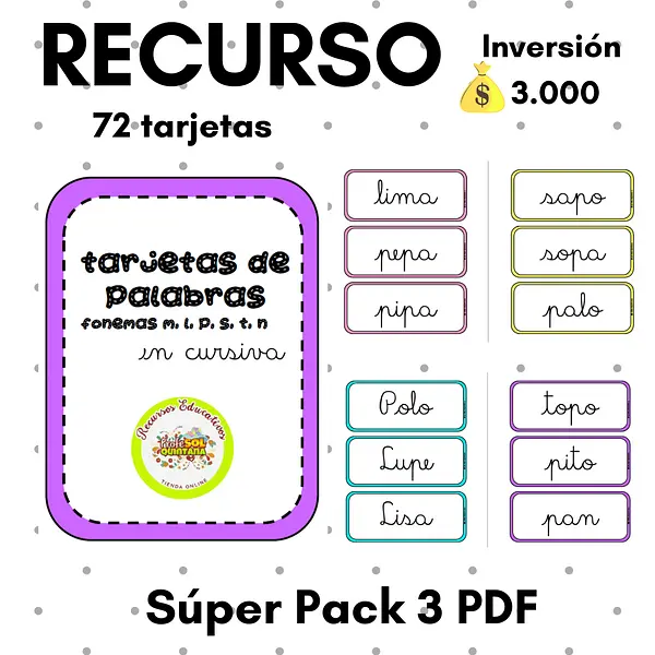 SÚPER PACK CURSIVA