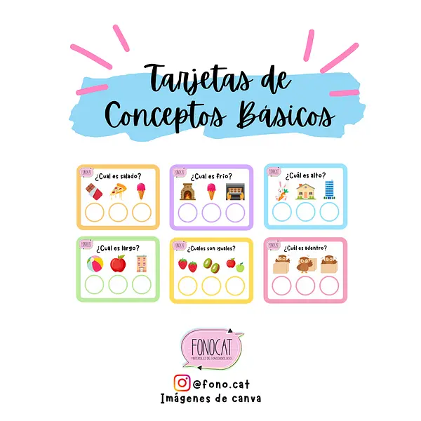 Tarjetas de Conceptos Básicos