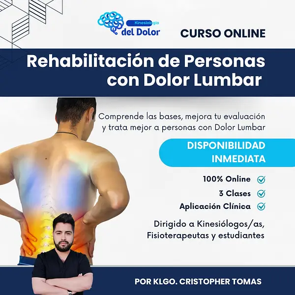 Curso Rehabilitación de Personas con Dolor Lumbar