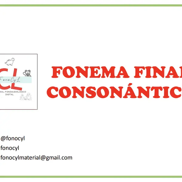 Fonema final